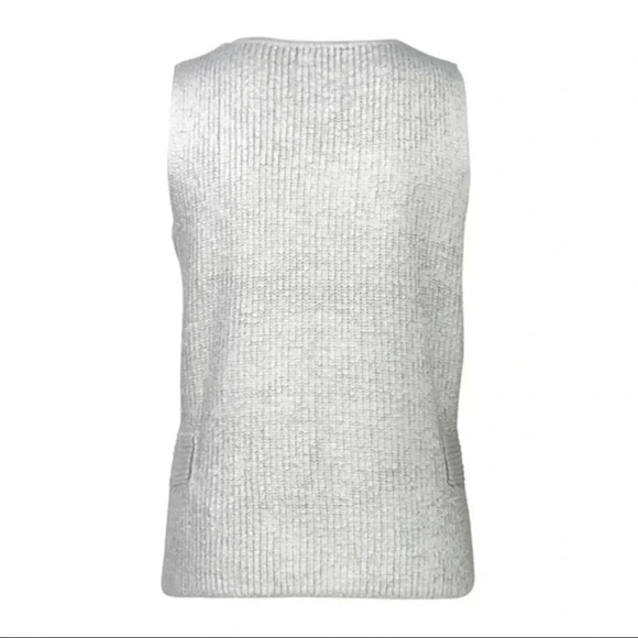 YAYA women silver top - cashmere mix fabric - xsmall - Picture 3 of 8